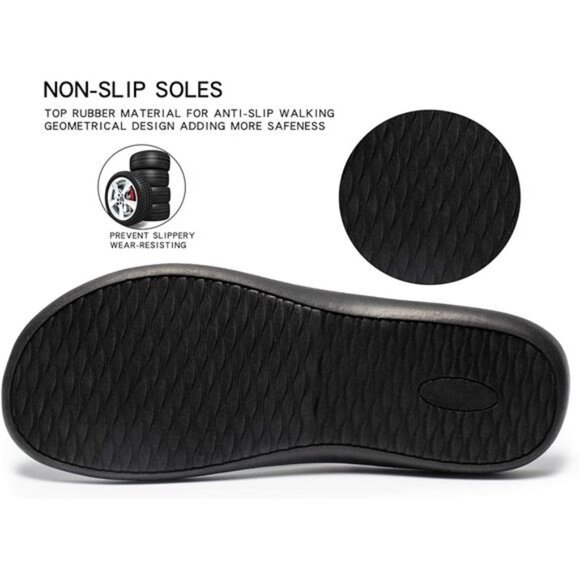 Fasciitis Feet Sandal with Arch Support - Best Orthotic flip Flops for Flat Feet - Picture 5 of 7